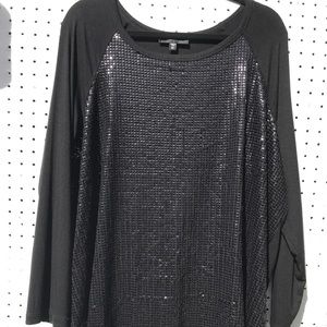 Sequin Long Sleeve T-shirt